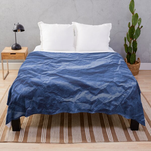 Item preview, Blue Designed Crumpled Paper designed and sold by Asaha17.