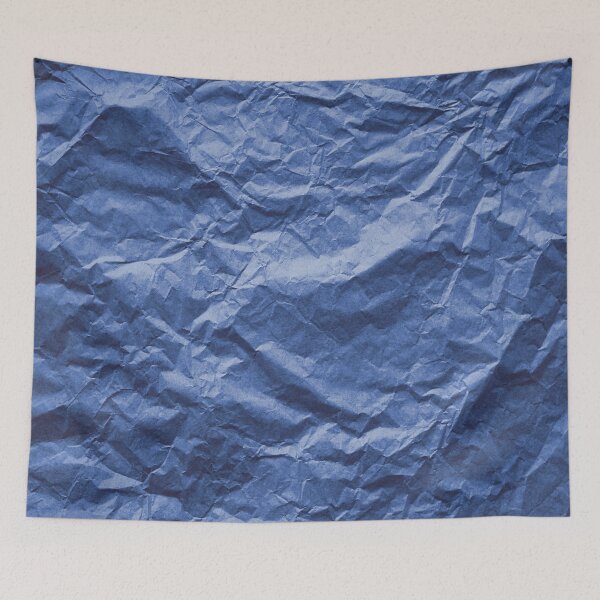 Item preview, Blue Designed Crumpled Paper designed and sold by Asaha17.