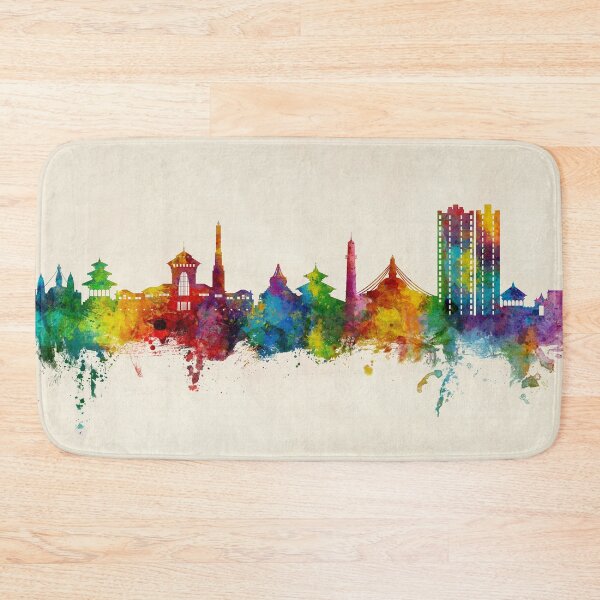 Item preview, Kathmandu Nepal Skyline designed and sold by ArtPrints.