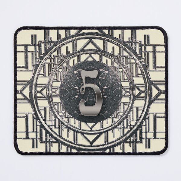 Item preview, Number Five Art Nouveau Vintage Numbers designed and sold by Xarah.