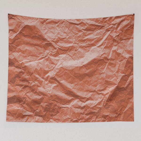 Item preview, Peach Color Designed Crumpled Paper designed and sold by Asaha17.