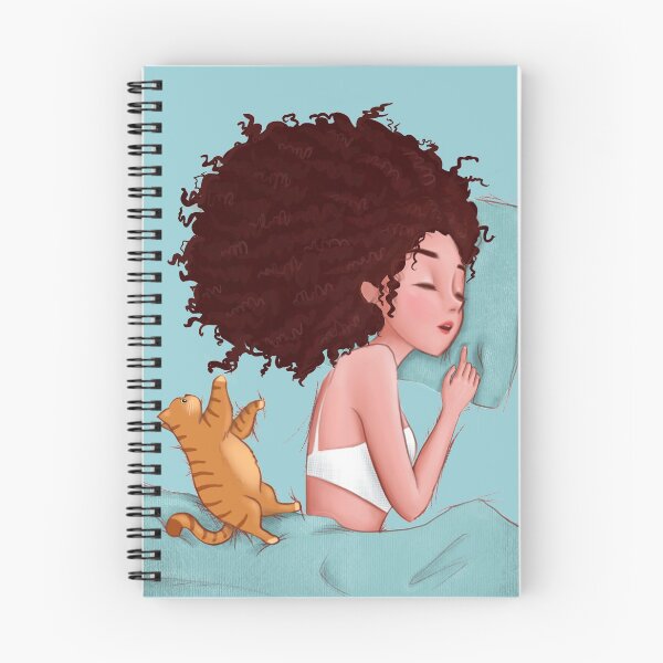 Item preview, Sleepy Girl and her naughty Kitty designed and sold by Hartsygarden.