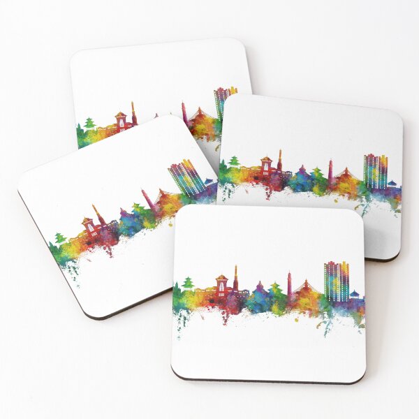 Item preview, Kathmandu Nepal Skyline designed and sold by ArtPrints.
