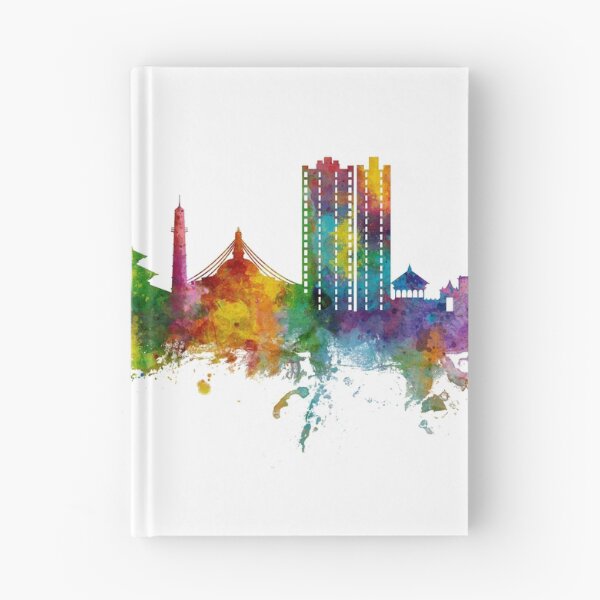 Artikelvorschau, Kathmandu Nepal Skyline entworfen und verkauft von ArtPrints.