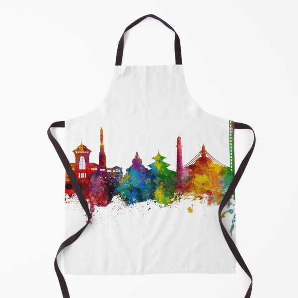 Item preview, Kathmandu Nepal Skyline designed and sold by ArtPrints.
