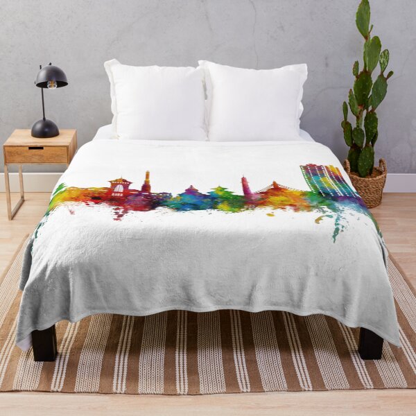 Item preview, Kathmandu Nepal Skyline designed and sold by ArtPrints.