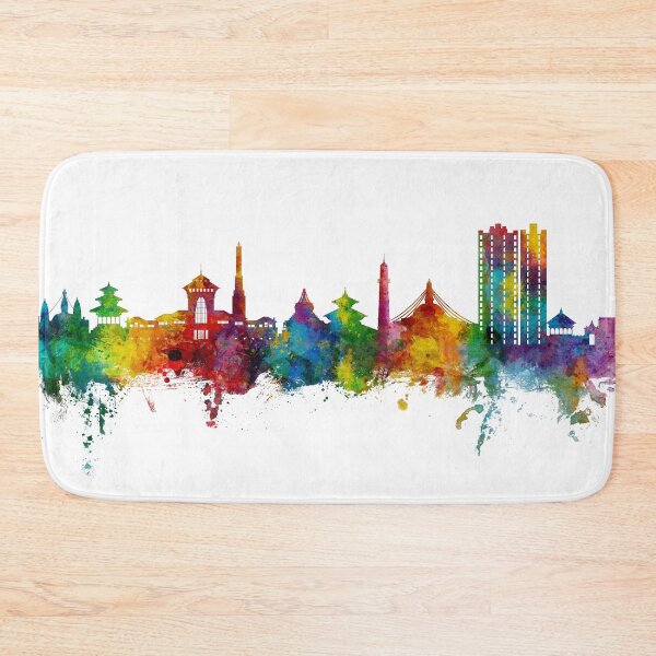 Item preview, Kathmandu Nepal Skyline designed and sold by ArtPrints.