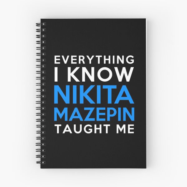 Item preview, Everything I know - Nikita Mazepin designed and sold by 2Girls1Shirt.