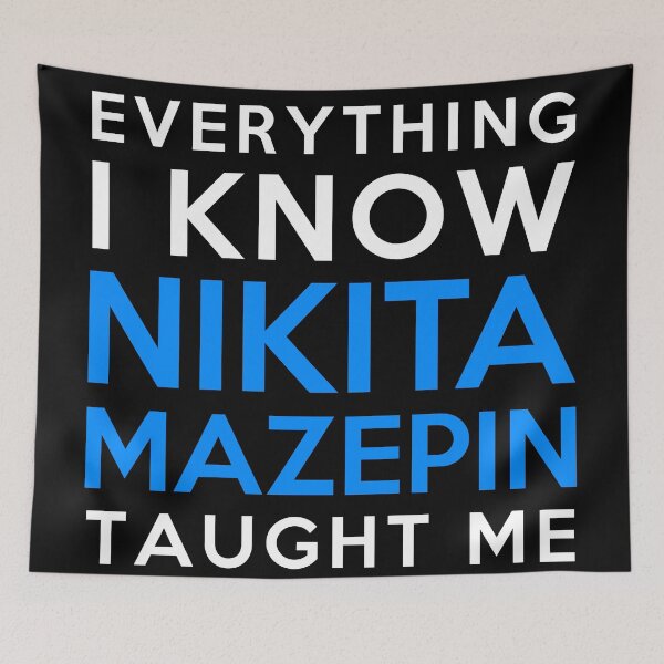 Item preview, Everything I know - Nikita Mazepin designed and sold by 2Girls1Shirt.