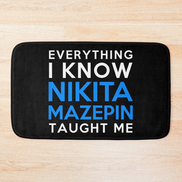 Item preview, Everything I know - Nikita Mazepin designed and sold by 2Girls1Shirt.