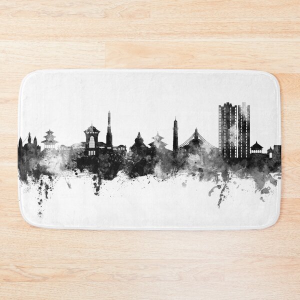 Item preview, Kathmandu Nepal Skyline designed and sold by ArtPrints.