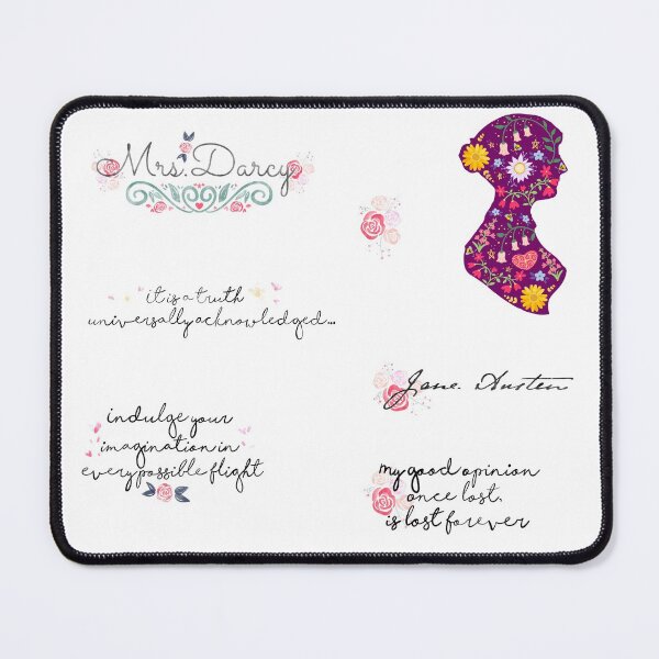 Item preview, Pride and Prejudice Watercolor Quote Pack designed and sold by MandyRosko.