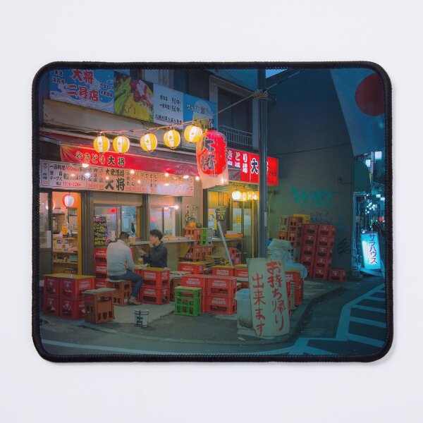 Item preview, Small street izakaya in Koenji Chilling outside on warm summer night designed and sold by TokyoLuv.