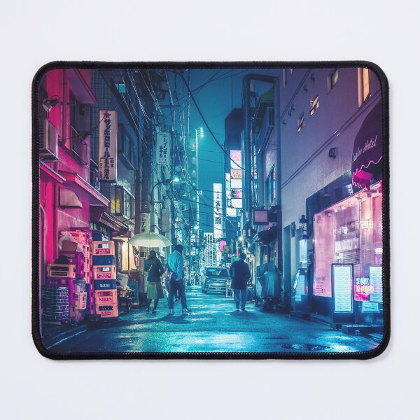Item preview, Tokyo Midnight Rain Pink and Blue aesthetic neon lights. designed and sold by TokyoLuv.