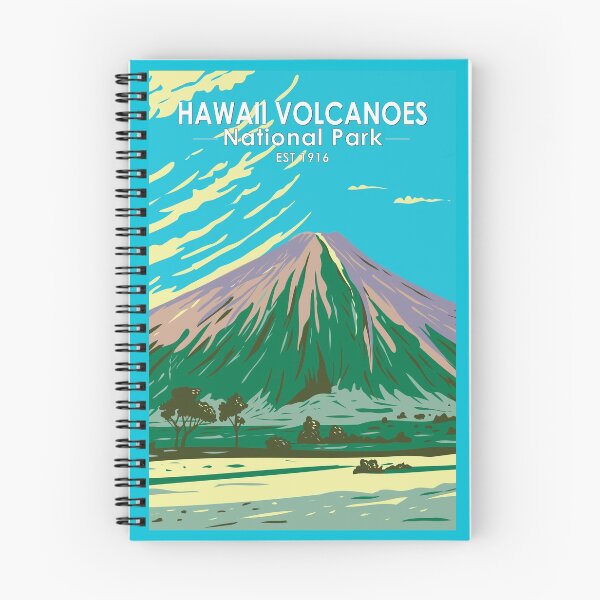 Artikelvorschau, Hawaii Volcanoes Nationalpark Mauna Loa Vintage entworfen und verkauft von KrisSidDesigns.