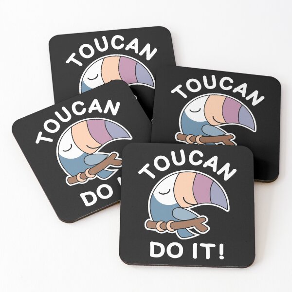 Item preview, Cute toucan bird. Toucan Do It! You Can Do It designed and sold by TashaVector.