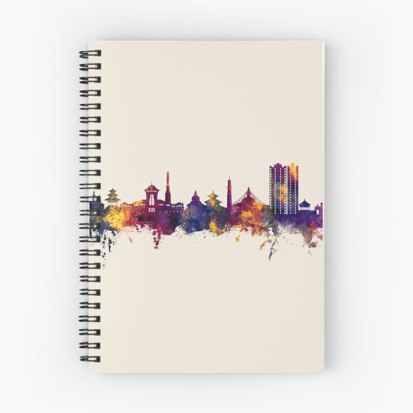 Item preview, Kathmandu Nepal Skyline designed and sold by ArtPrints.