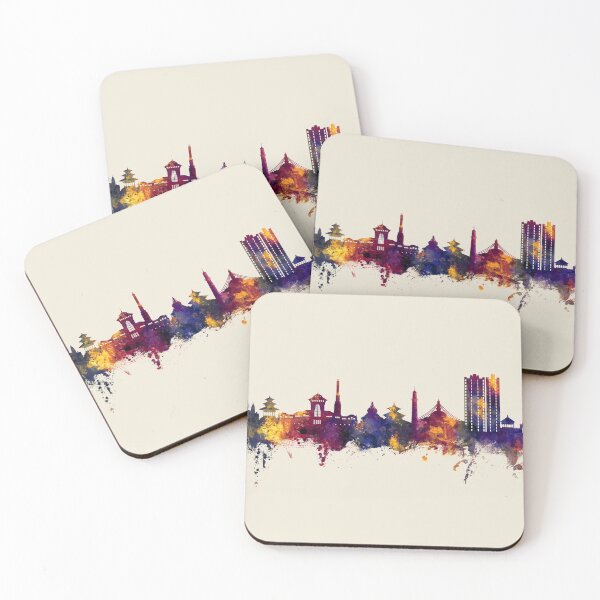 Item preview, Kathmandu Nepal Skyline designed and sold by ArtPrints.