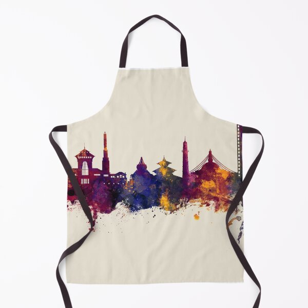 Item preview, Kathmandu Nepal Skyline designed and sold by ArtPrints.