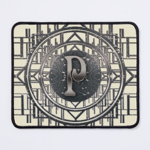 Item preview, Vintage initials Artdeco alphabet letter P designed and sold by Xarah.