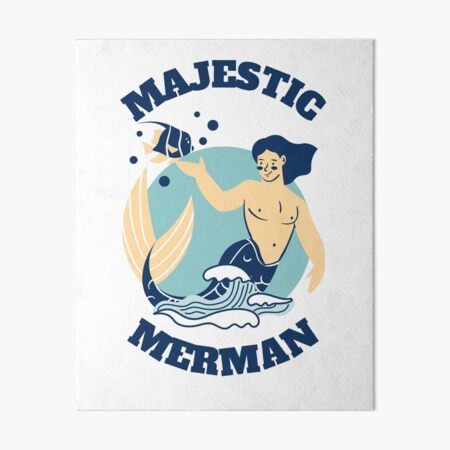 Item preview, Majestic Merman designed and sold by Ila Mandlik.
