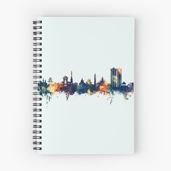 Artikelvorschau, Kathmandu Nepal Skyline entworfen und verkauft von ArtPrints.