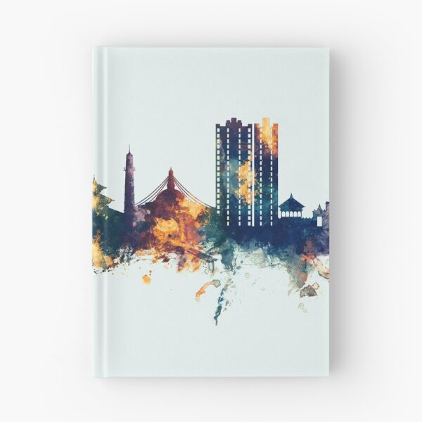 Item preview, Kathmandu Nepal Skyline designed and sold by ArtPrints.