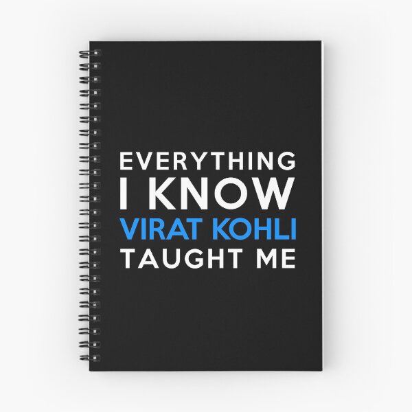 Item preview, Everything I know - Virat Kohli designed and sold by 2Girls1Shirt.