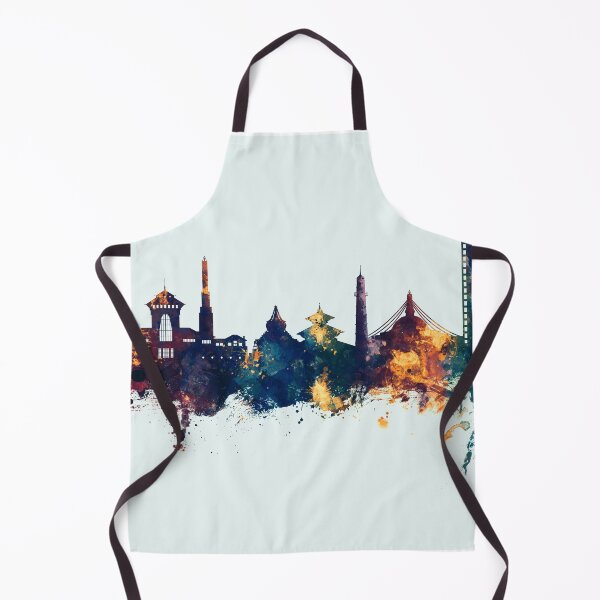 Item preview, Kathmandu Nepal Skyline designed and sold by ArtPrints.