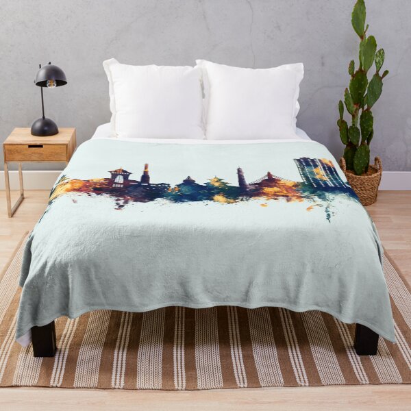 Item preview, Kathmandu Nepal Skyline designed and sold by ArtPrints.