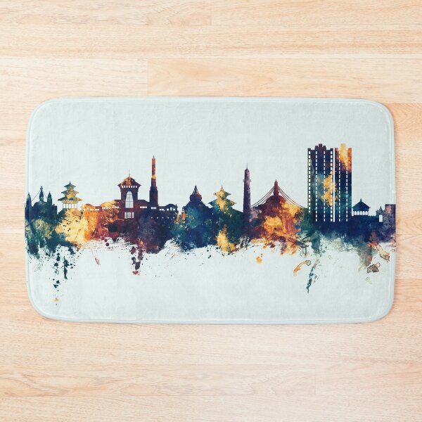 Item preview, Kathmandu Nepal Skyline designed and sold by ArtPrints.