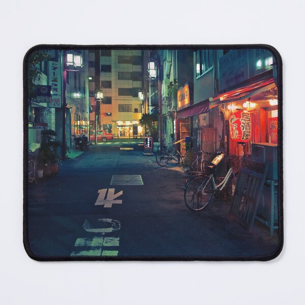 Item preview, Neo Tokyo - Quiet street in Shinjuku designed and sold by TokyoLuv.