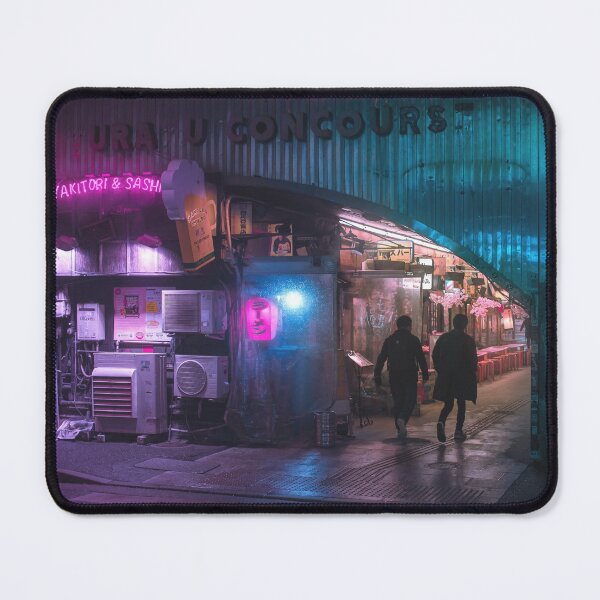 Item preview, Neo Tokyo - Wet street of Yurakucho designed and sold by TokyoLuv.