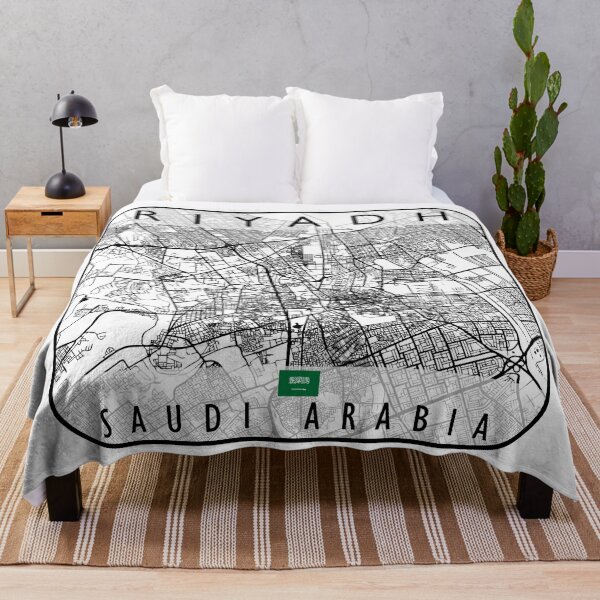 Item preview, RIYADH MAP SAUDI ARABIA designed and sold by hatimelhag.
