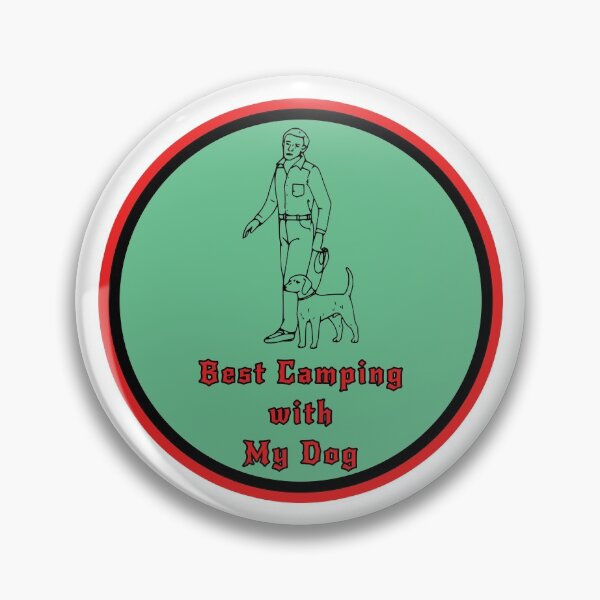 Item preview, Best Camping with My Dog 06 designed and sold by PodiShawna.