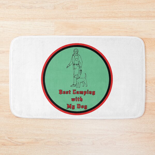 Item preview, Best Camping with My Dog 06 designed and sold by PodiShawna.