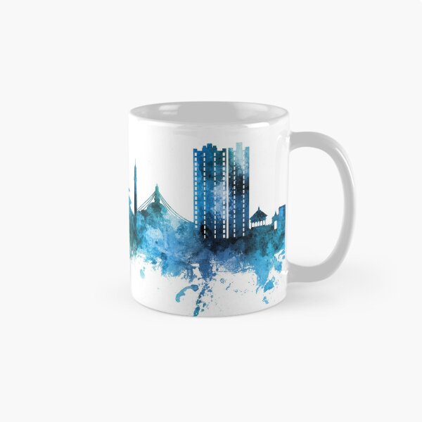 Item preview, Kathmandu Nepal Skyline designed and sold by ArtPrints.
