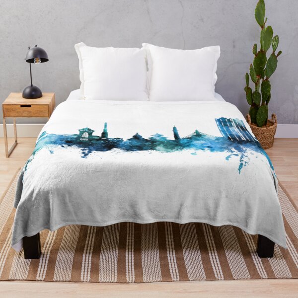 Item preview, Kathmandu Nepal Skyline designed and sold by ArtPrints.