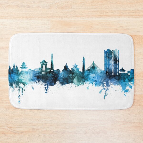 Item preview, Kathmandu Nepal Skyline designed and sold by ArtPrints.
