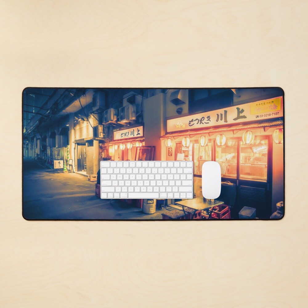 Midnight Diner Vibe in Tokyo Mouse Pad