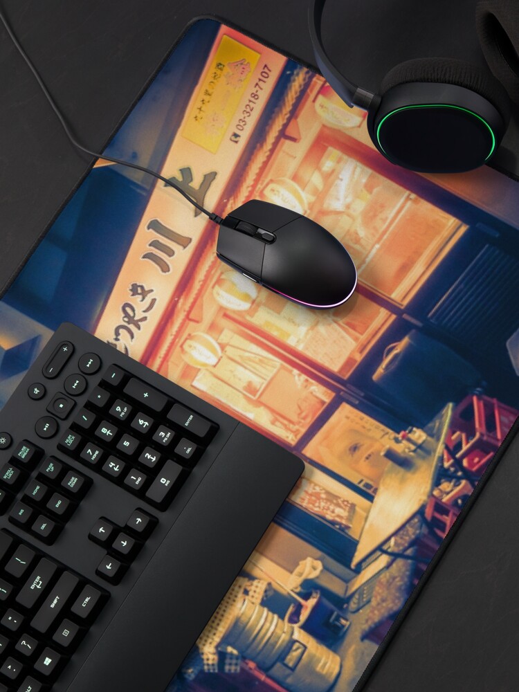 Alternate view of Midnight Diner Vibe in Tokyo Mouse Pad