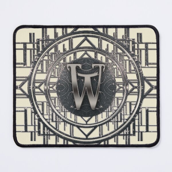 Item preview, Art Nouveau Initials Artdeco Vintage Alphabet Letter W designed and sold by Xarah.