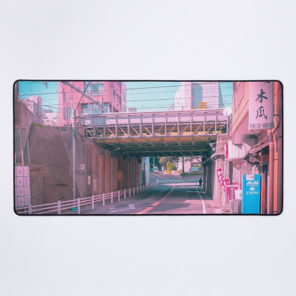 Aperçu de l'œuvre Citypop Aesthetic Tokyo Pink Japan Vaporwave lofi ambiance maussade créée et vendue par TokyoLuv.