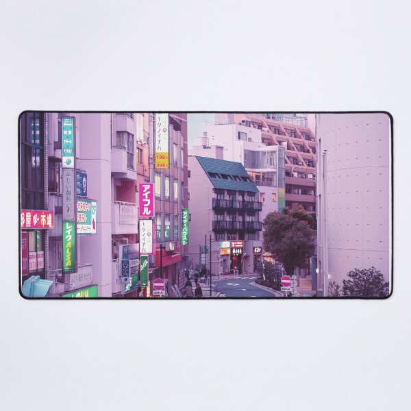 Item preview, Pink City Pop Aesthetic Tokyo Japan Poster Vaporwave lofi moody vibe designed and sold by TokyoLuv.