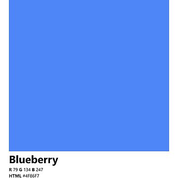 Color Swatch/Card (Blue) Poster for Sale by Pestorian