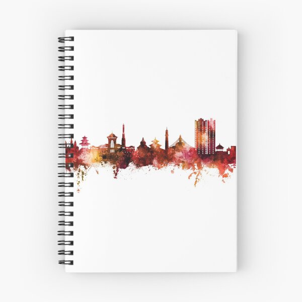 Item preview, Kathmandu Nepal Skyline designed and sold by ArtPrints.