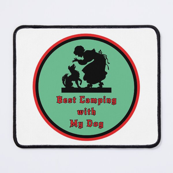 Item preview, Best Camping with My Dog 07 designed and sold by PodiShawna.