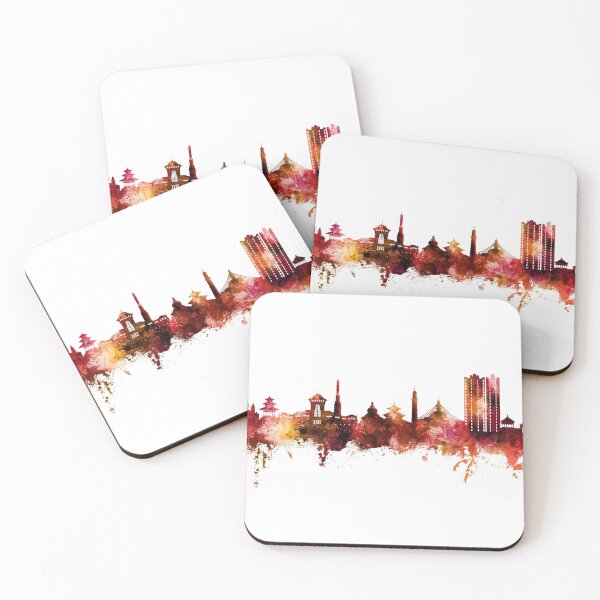 Item preview, Kathmandu Nepal Skyline designed and sold by ArtPrints.
