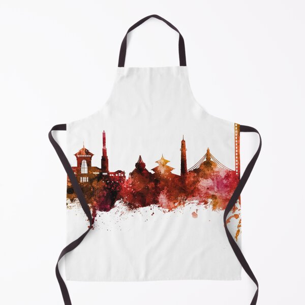 Item preview, Kathmandu Nepal Skyline designed and sold by ArtPrints.