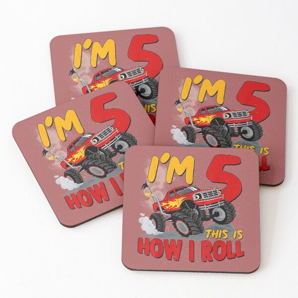 Item preview, 5th Birtdhay Monster Truck 5 Years Old Boy Gift designed and sold by SaltyFNG.